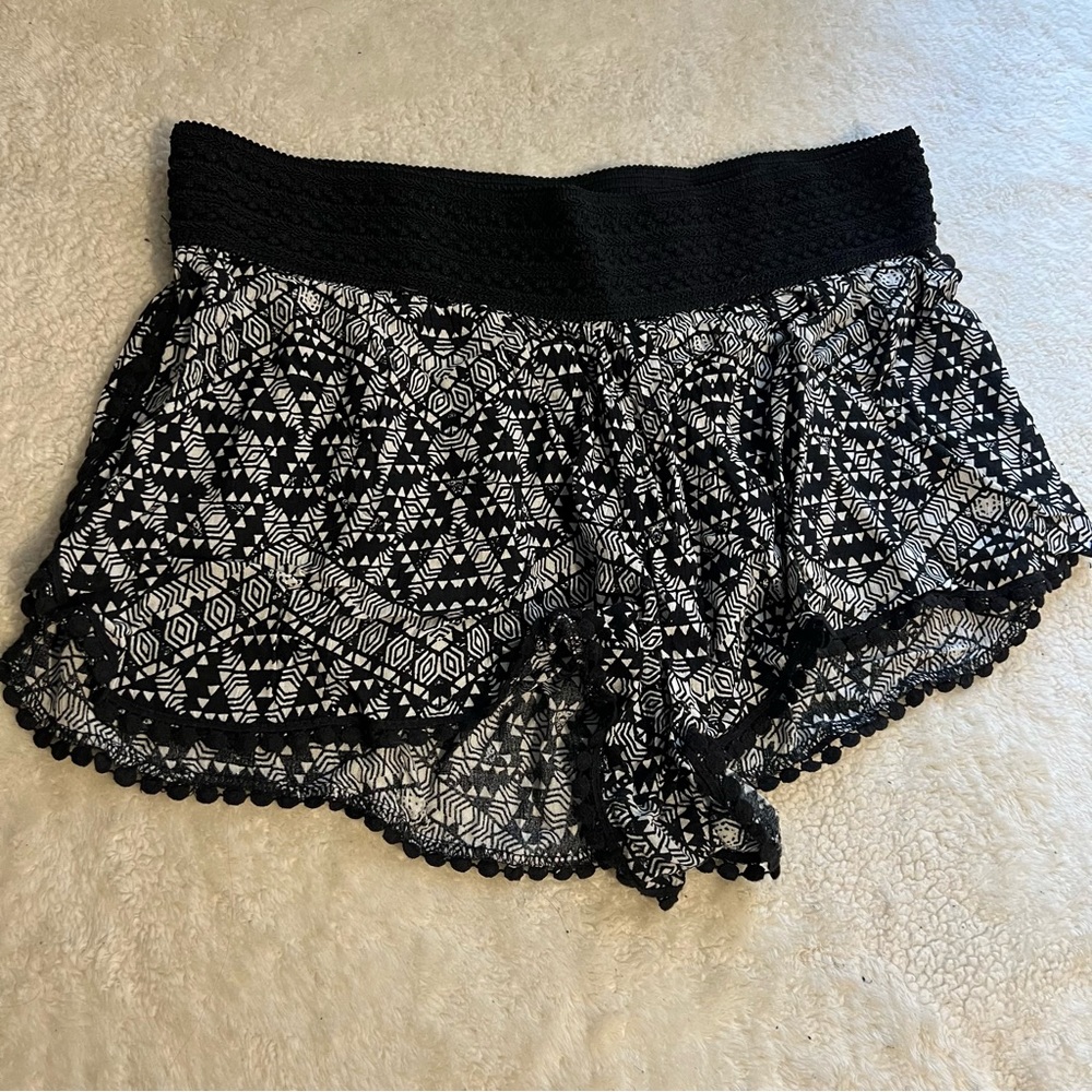 Black & White Shorts with cute design